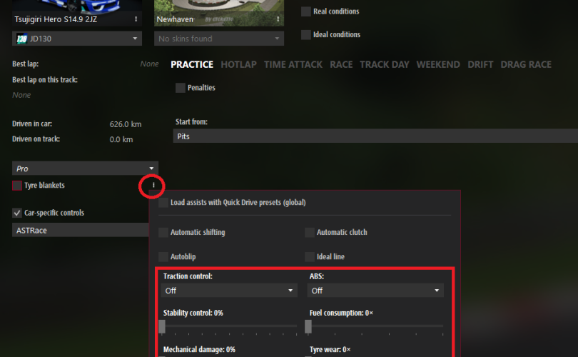 Turn Off Load Assists - Content Manager